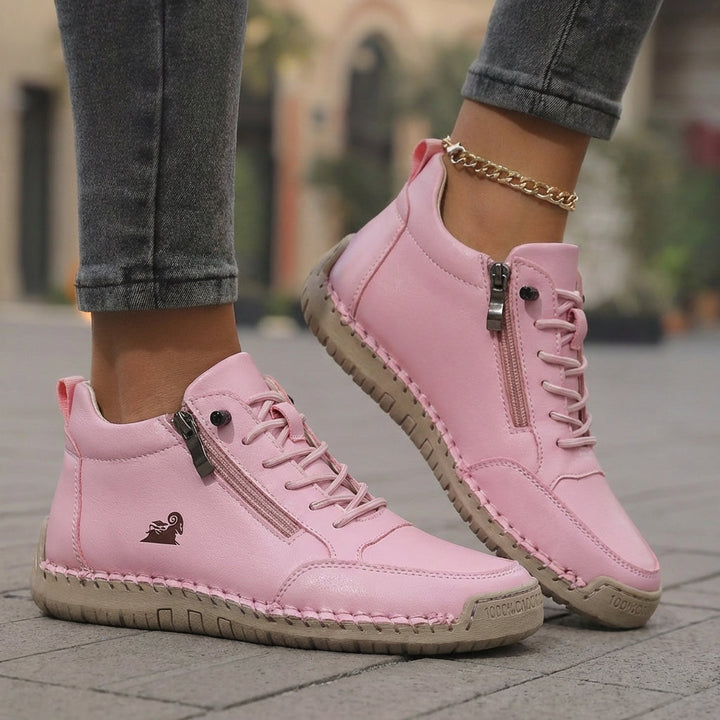 Mila – Cozy Orthopedic Sneakers with Zipper Closure