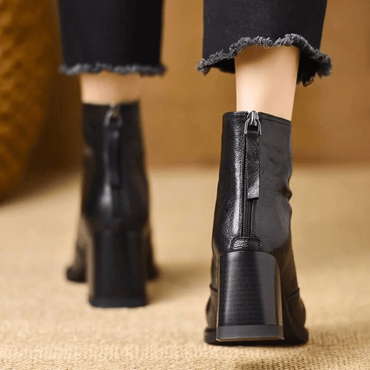 Claudia | Luxury Ankle Boots with Medium Heel